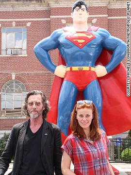 John Glover (left) and Cassidy Freeman were headlining celebrities at the 2012 event. Both are actors from the TV series "Smallville." This year, Margot Kidder, Michael Rosenbaum and others will attend.