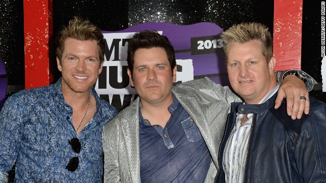 From left to right, Joe Don Rooney, Jay DeMarcus and Gary LeVox of Rascal Flatts