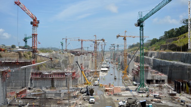 The Panama canal is being upgraded at a cost of $5.25 billion to ensure it is capable of handling the ever-increasing size of the world's biggest cargo ships.