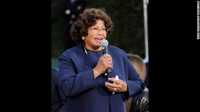 Katherine Jackson is the matriarch of the Jackson family. Here she attends the hand and footprint ceremony for son Michael at Grauman's Chinese Theatre in January 2012 in Los Angeles.