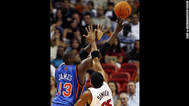 Jerome James averaged three points a game after signing with the New York Knicks for $30 million in 2006.