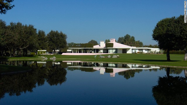 The estate includes a 25,000-square-foot historic home as well as gardens, three cottages, a tennis court and a golf course. Sunnylands was commissioned in 1963 by Ambassador Walter and Leonore Annenberg as a winter home and opened to the public in 2012.