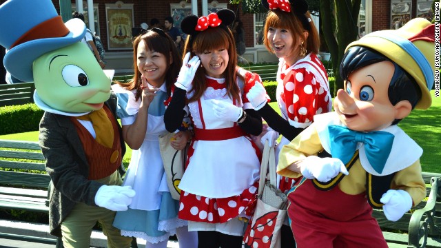 While "The Green Hornet" got lots of attention on the big screen in 2011, there were also bugs on the smaller ones. Jiminy Cricket appeared as a character in "Once Upon a Time," a TV series based on fairy tales and storybook. Cricket is seen at left with other characters dressed up for an early Halloween at Tokyo Disneyland in September 2012.