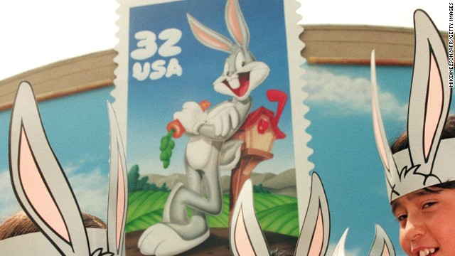 He's not a bug. He's a rabbit. But Bugs Bunny got his own stamp in 1997. Some stamp collectors gave the U.S. Postal Service an earful, saying they thought the famous cartoon character was undeserving of a stamp.