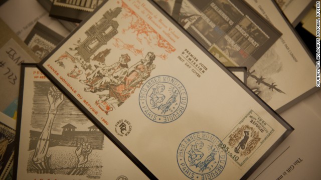 Postcards were among the artifacts donated during the Holocaust Museum's 20th-anniversary tour.