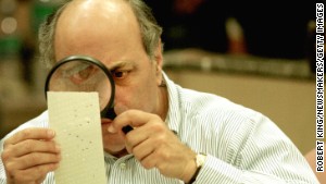 Scene from the 2000 Florida election recount.