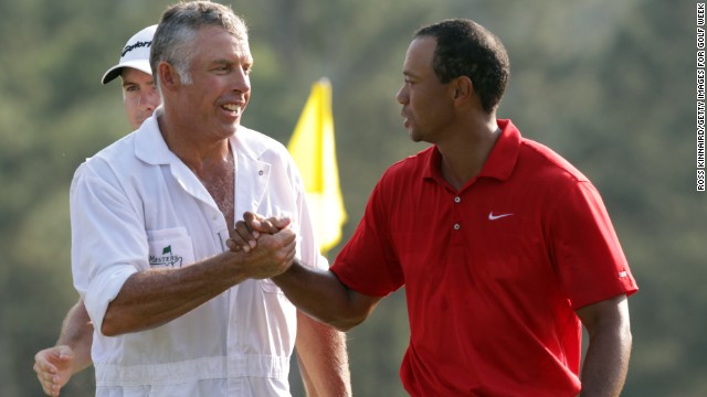 Steve Williams, left, will be reacquainted with Tiger Woods at the U.S. Open after Woods and Adam Scott were paired together. 