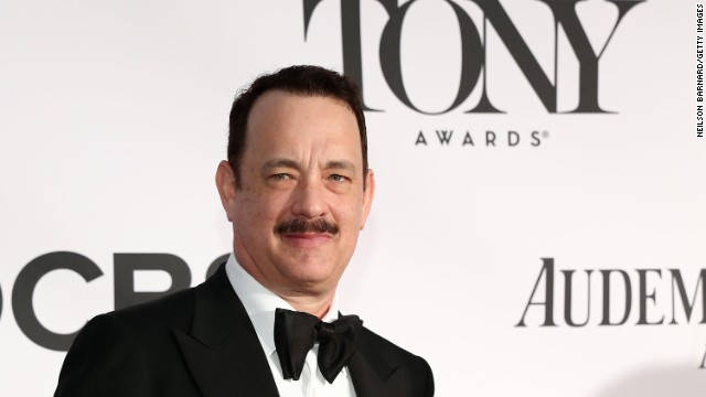 Tom Hanks, star of "Lucky Guy," attends the 67th annual Tony Awards in New York on Sunday, June 9. 