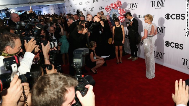 Jane Krakowski arrives at the Tony Awards.