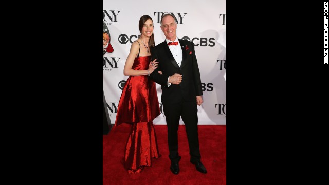 Keith Carradine and his wife, Hayley, attend the Tony Awards.