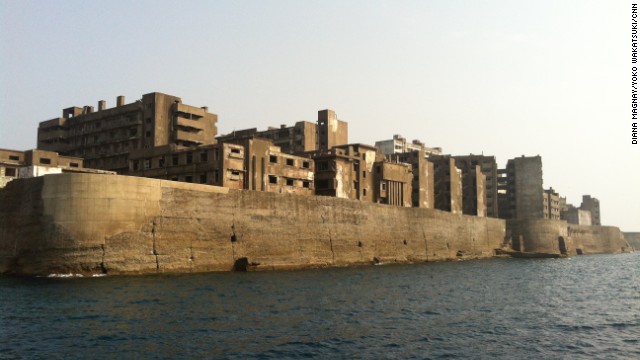 Made famous in the latest James Bond movie, "Skyfall," Hashima Island is home to a ghostly uninhabited collection of apartment blocks -- all are ruined and crumbling.