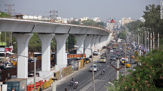 Developers say the 72-kilometer long track will improve journey times and reduce traffic on the city's congested roads.