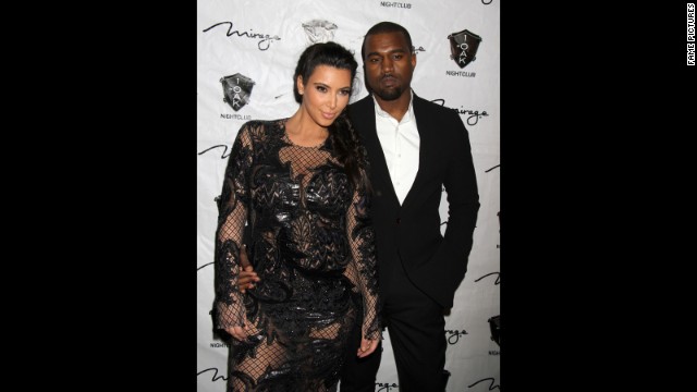 <strong>December 2012</strong>: Every expectant parent has their own way of breaking the news to loved ones that they're awaiting an addition to the family. <a href='http://www.tmz.com/2012/12/30/kim-kardashian-pregnant-kanye-west-baby-announcement/' >Kanye opted to share the joyous news</a> with concert attendees at his Atlantic City show on December 31, when he encouraged the crowd to "make some noise" for his "baby mama." 