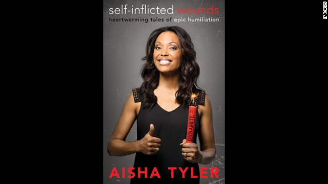 <strong>(July 9) </strong>Aisha Tyler has been a comedian, an actress, and a TV personality, and now the 42-year-old is moving back into author territory. In a collection of essays called "Self-Inflicted Wounds," which is named after her popular podcast segment, Tyler recounts the "epic humiliations" she's lived through and learned from. 