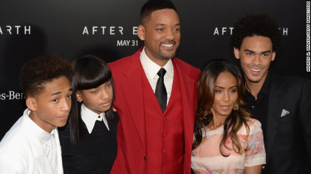 The Smiths -- from left, Jaden, Willow, Will, Jada Pinkett and Trey -- stay busy attending one another's movie premieres and listening parties. Jaden has acquired the music and movie genes from his parents, rapping on songs with Justin Bieber and appearing in films such as "The Karate Kid," "The Pursuit of Happyness" and "After Earth" (the latter two with his dad). Willow made her acting debut in her dad's "I Am Legend" but has focused mostly on music.