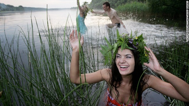 In many parts of the world there is no better time to work on your mojo than on the longest day of the year. In Belarus girls and boys take the opportunity to celebrate the midnight sun on Ivan Kupala Day by bathing in lakes. 