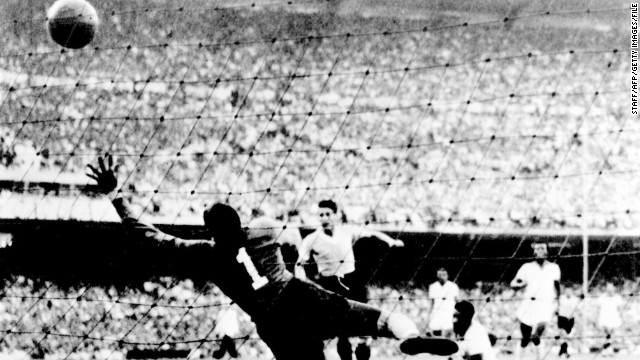 Moacyr Barbosa Nascimento's life was forever changed after the 1950 World Cup. With Brazil needing just a draw against Uruguay in its final game to lift the trophy for the first time, the team lost 2-1 and he was blamed for the second goal. The goalkeeper's perceived mistake haunted him. Twenty years later he overheard a woman in a supermarket say to her son, "There is the man who made Brazil cry."