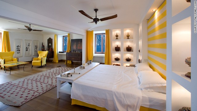 The villa has six suites with en suite bathrooms.