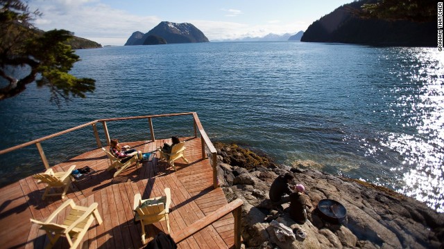 For a brisk and secluded Alaskan waterfront experience, rent out all five of Orca Island's cabin yurts for $2,150 per night.