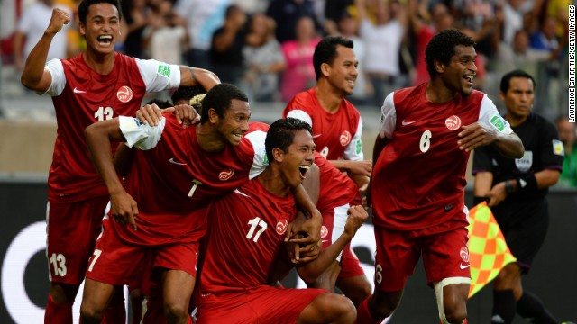 Tahití hace historia a pesar de ser goleado por Nigeria en Confederaciones