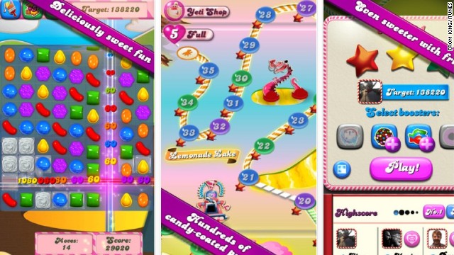 "Candy Crush", la dulce adicción de millones en Facebook