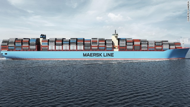 Het schip uit de Triple E klasse wordt 's werelds grootste operationele schip wanneer de Deense scheepvaartgigant Maersk het schip op 2 juli in ontvangst neemt. De eerste officiële reis van het schip begint op 15 juli, aldus Maersk.