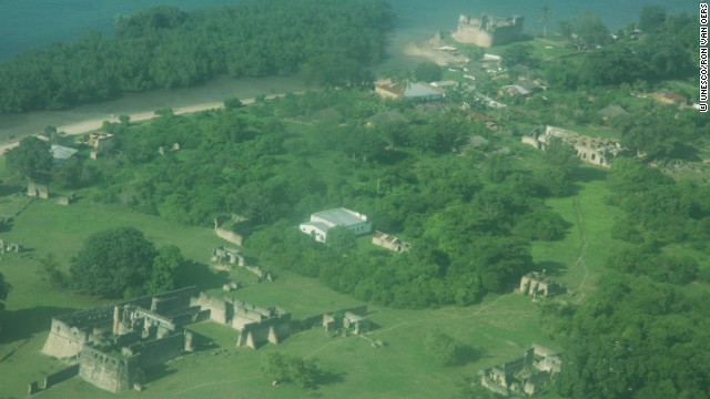 Kilwa was situated on an island off the coast of modern-day southern Tanzania. The city was founded in the late 10th century but was nearly destroyed by the Portuguese in 1505. Thereafter, it started declining before eventually being abandoned.