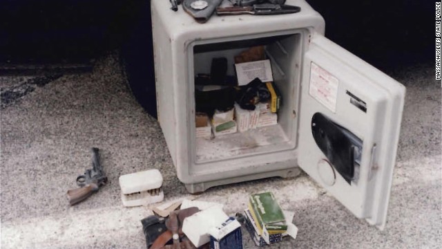 Photographs of weapons that officials said belonged to Bulger at the time of his arrest in 2011.