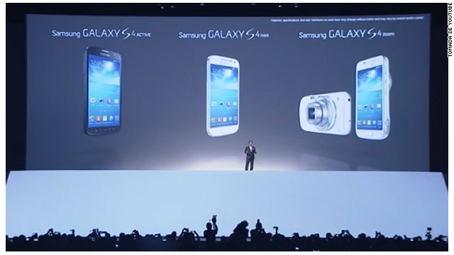 Samsung revela el Galaxy S4 mini y nuevos "smartphones"