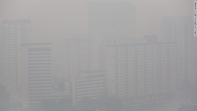 Singapur "desaparece" por la contaminación