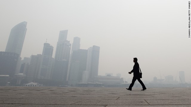 Cambio en los patrones de viento despeja el aire contaminado de Singapur