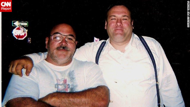 When the news broke on Wednesday that "The Sopranos" star James Gandolfini died at 51, tributes poured in around the world, including CNN iReport. "So long, paisan" was how Orlando, Florida, resident Pat Tantalo chose to say goodbye to the friend he met on the set of the 2006 film "Lonely Hearts." "When Jimmy arrived, he was bigger than life. He shook everyone's hands and made sure he learned everyone's name. We were just finishing a production meeting and we introduced ourselves. We instantly connected. He planted his huge mitts on my shoulders and called me a little bull."