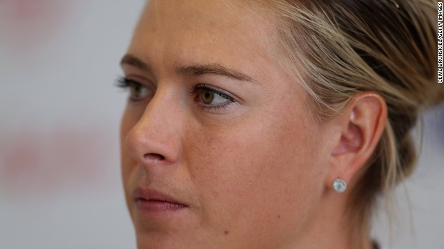 Maria Sharapova has taken a dim view of apparent references to her made by arch-rival Serena Williams.