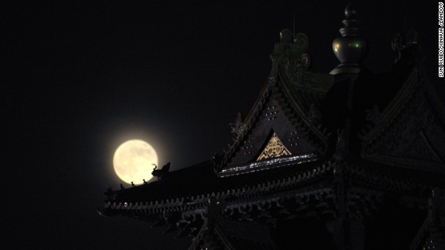 This view is behind a building of the Forbidden City in Beijing on June 23.