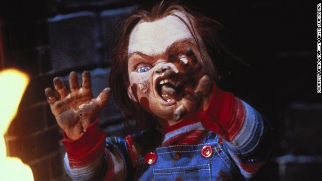 Puppets can be terrifying too. Case in point: <strong>Chucky</strong>, the "Good Guy" doll possessed by the spirit of a serial killer in the movie "Child's Play." The mixture of childlike puppets and murderous violence provoked controversy -- with protesters claiming Chucky made children violent -- but the film's popularity was not damaged. It has since spawned five sequels.