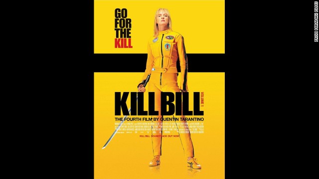 This time around, Tarantino let the girls have some fun. In 2003's "Kill Bill Volume 1," Uma Thurman wreaks havoc and dices enemies as The Bride.