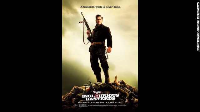 This time around Tarantino used France during World War II as the setting for much violence in 2009's "Inglourious Basterds."