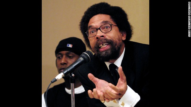 Pictured behind author Cornel West at the 2001 Taking Back Responsibility hip-hop summit, Kweli has always been known for the intelligence and thoughtfulness of his lyrics. With "Prisoner of Conscious," he'd like to be known for his music, too, he says.