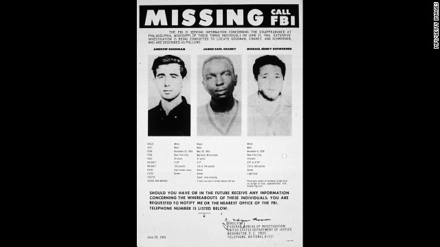 Three young civil rights workers were murdered in 1964 in Mississippi while trying to register black voters. The infamous murders showed that segregationists were willing to kill to keep African-Americans from voting.