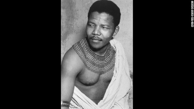 Mandela poses for a photo, circa 1950.