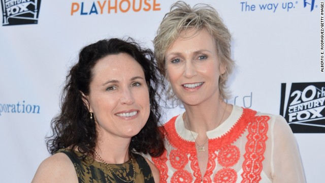 Lara Embry and "Glee" star Jane Lynch married in 2010. The pair announced in June 2013 that they were <a href='http://marquee.blogs.cnn.com/2013/06/11/jane-lynch-wife-lara-end-marriage/'>ending their marriage</a>.