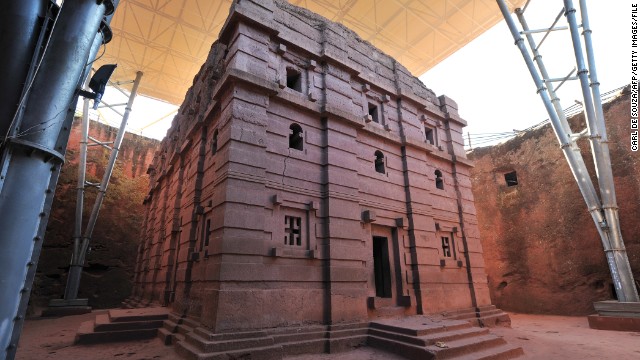 UNESCO declared Lalibela a World Heritage Site in 1978. Five years ago, the international agency erected protective coverings to shield four of the churches from the elements. Experts say they are critical to preserving the integrity of the structures.