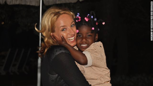 Marielle van den Biggelaar with her 4-year-old daughter, Eva, who was adopted from the U.S. 