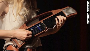 The Artiphon Instrument 1 can be played in a number of different positions, including as a guitar