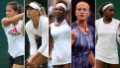 (L-R) Laura Robson, Maris Sharapova, Serena Williams, Petra Kvitova and Sloane Stpehens will all be battling to secure a win at Wimbledon 2013. 