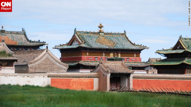 <a href='http://ireport.cnn.com/docs/DOC-960904'>Julee Khoo</a> hopes her photos of various scenes from the Erdene Zuu monastery inspire others to learn more about Mongolia -- a country she considers herself fortunate to have visited. 