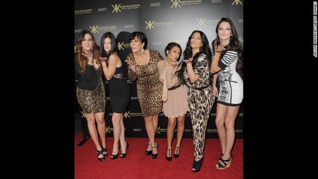 Khloe Kardashian Odom, Kylie Jenner, Kris Jenner, Kourtney Kardashian, Kim Kardashian and Kendall Jenner pose on the red carpet in 2011. The matriarch of the "Keeping Up with the Kardashians" clan manages the careers of her six children (her son, Rob Kardashian, is not pictured) and her "momagerial ways" are often a point of contention in their reality show.