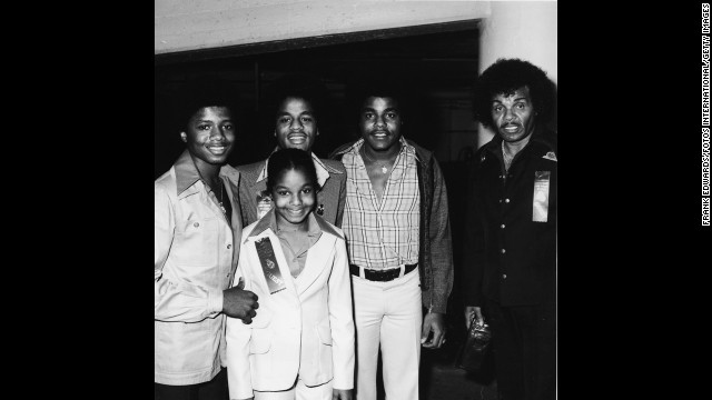 Jermaine, Janet, Jackie, Tito and father Joe Jackson attend a Hollywood parade in 1977. Joe, the talent manager and father of 10, was often described as a strict disciplinarian and abuse allegations have come to light in recent years. "I'm glad I was tough, because look what I came out with. I came out with some kids that everybody loved all over the world. And they treated everybody right," <a href='http://www.cnn.com/2013/01/30/showbiz/joe-jackson-pmt' target='_blank'>Jackson told CNN's Piers Morgan in a recent interview.</a>