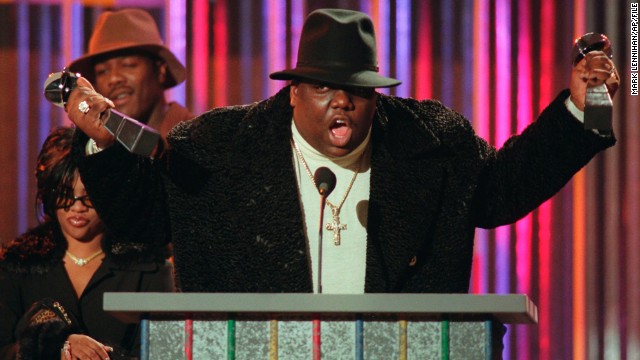 Just a year after the loss of Tupac, hip-hop weathered the death of another giant of the genre, Notorious B.I.G. <a href='http://www.cnn.com/2012/12/07/showbiz/notorious-big-autopsy/index.html?iref=allsearch' target='_blank'>The rapper was shot and killed at 24</a> while leaving a music industry party in March 1997. Like Tupac's, his slaying remains unsolved.