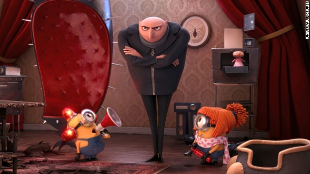 <strong>No. 6:</strong> Steve Carell's Gru and his sunny yellow minions are anything but "Despicable." Some critics dismissed this sequel to 2010's "Despicable Me," but the audience was more enthusiastic, according to <a href='http://www.rottentomatoes.com/m/despicable_me_2/' >Rotten Tomatoes</a> -- and it shows in your votes.